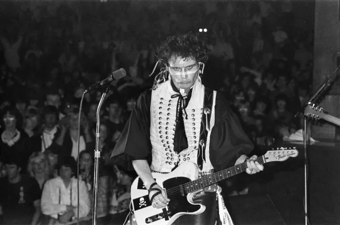 Framed Print : Adam and the Ants in concert in Melbourne, Australia. September 1981