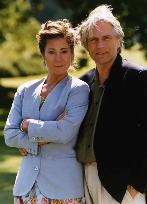 Framed Print : Adam Faith and Zoe Wanamaker star in BBC tv drama Love Hurts