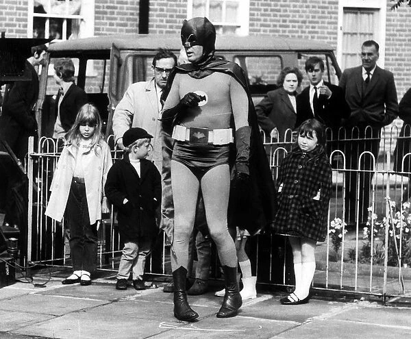 Adam West Actor as Batman May 1967 making a one minute film #21475821