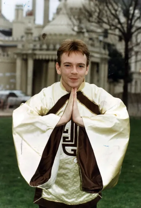 Framed Print : ADAM WOODYATT DRESSED AS ALADIN - 16 / 03 / 1995 Framed Print : ADAM WOODYATT DRESSED AS ALADIN - 16 / 03 / 1995