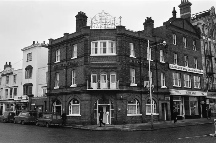 Framed Print : Admiral Harvey pub, Ramsgate, Kent. 22nd February 1968 Framed Print : Admiral Harvey pub, Ramsgate, Kent. 22nd February 1968