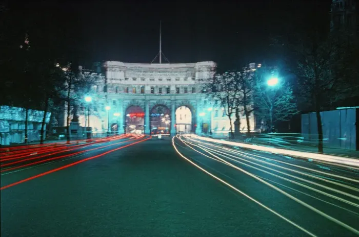 Framed Print : Admiralty Arch pictured from The Mall Picture taken circa 1st January 1975 Framed Print : Admiralty Arch pictured from The Mall Picture taken circa 1st January 1975