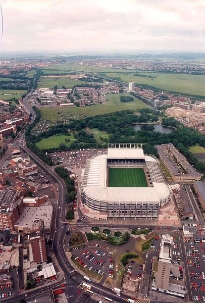 An aerial picure of St James Park circa 11  /  07  /  96 By the time