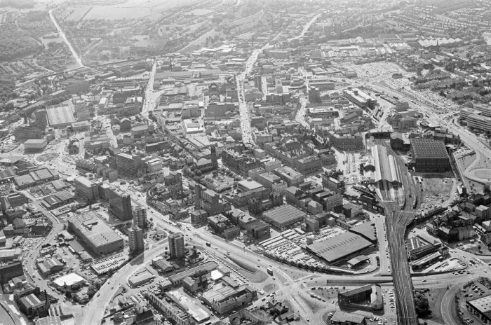 Framed Print : Aerial Pix, Huddersfield, West Yorkshire, England, 19th September 1986 Framed Print : Aerial Pix, Huddersfield, West Yorkshire, England, 19th September 1986