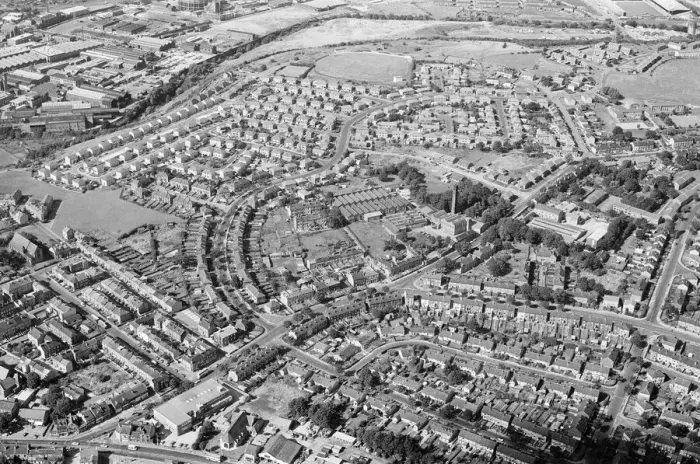 Framed Print : Aerial Pix, Huddersfield, West Yorkshire, England, 19th September 1986 Framed Print : Aerial Pix, Huddersfield, West Yorkshire, England, 19th September 1986