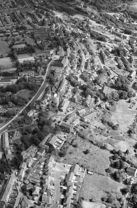 Framed Print : Aerial Pix, Huddersfield, West Yorkshire, England, 19th September 1986 Framed Print : Aerial Pix, Huddersfield, West Yorkshire, England, 19th September 1986