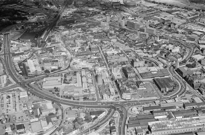 Framed Print : Aerial Pix, Huddersfield, West Yorkshire, England, 19th September 1986