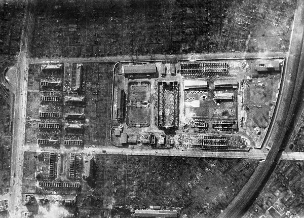 Aerial reconnaissance photograph of the Alfred Teves aerospace component factory at