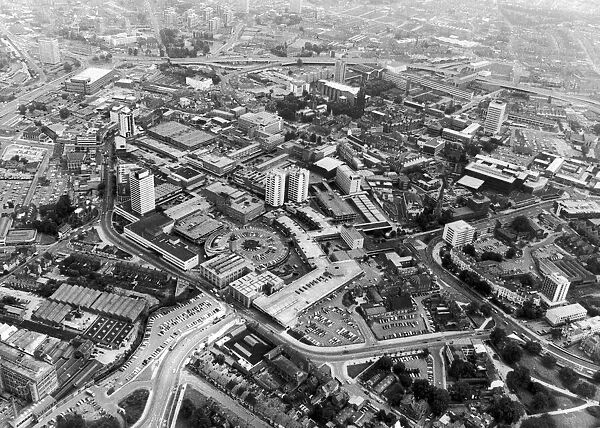 Aerial View of Coventry City Centre 22nd June 1976