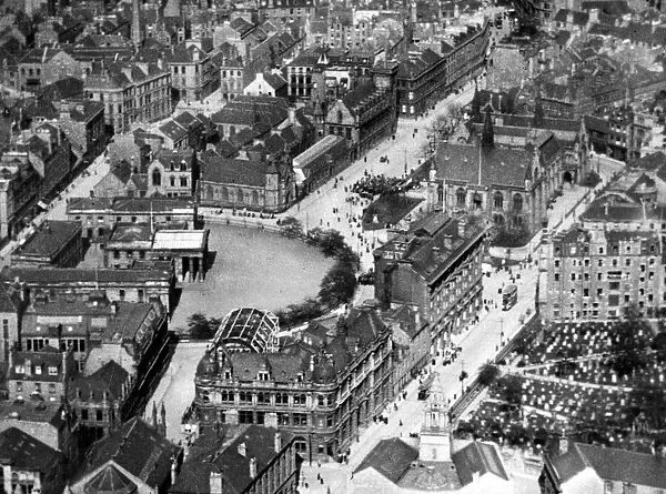 Aerial view of Dundee. January 1928