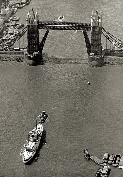 Aerial view of London June 1961