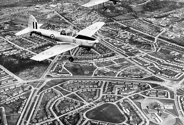 An aerial view of the Northfield Housing Estate in Aberdeen