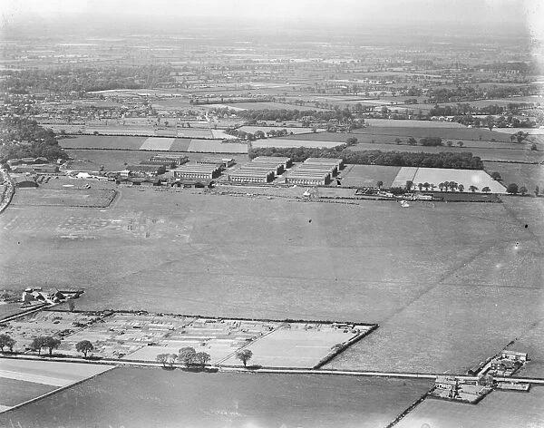 Aerial view of Norwich City International Airport! Circa 1926