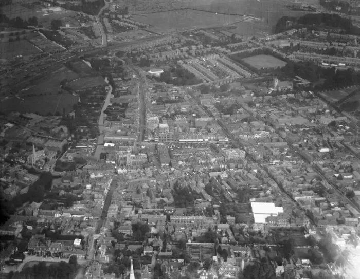 Framed Print : Aerial view of Salisbury. Local Caption These are rough scans Framed Print : Aerial view of Salisbury. Local Caption These are rough scans