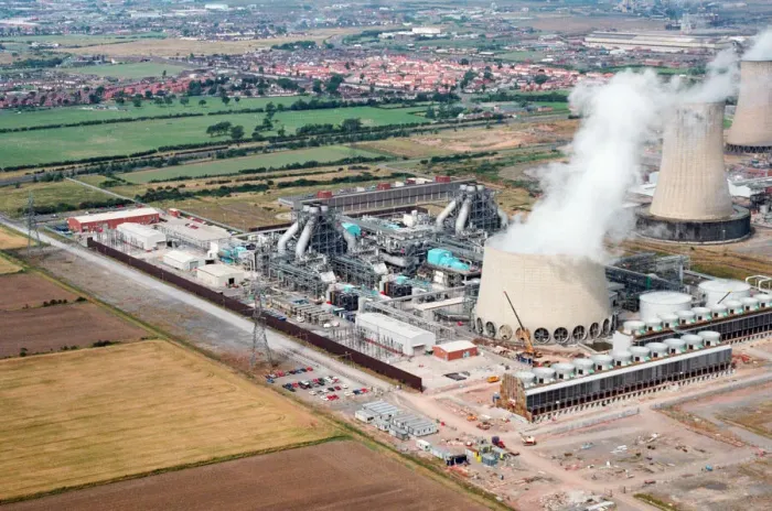 Framed Print : Aerial view of Teesside. 28th July 1995