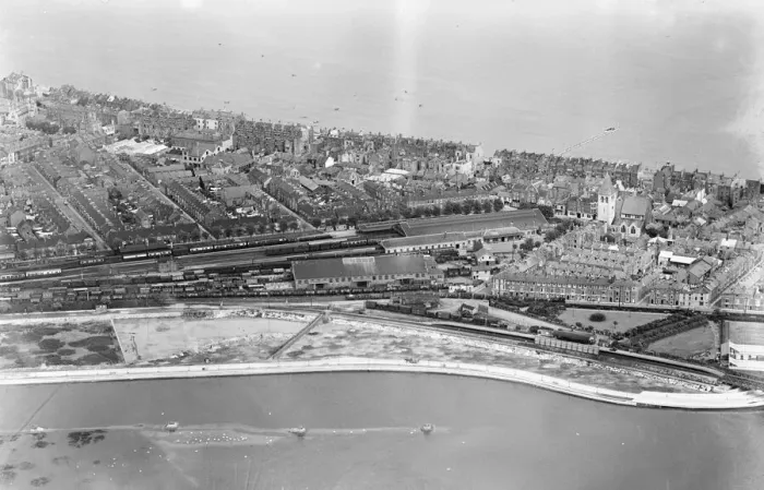 Framed Print : Aerial view of Weymouth. Local Caption These are rough scans Framed Print : Aerial view of Weymouth. Local Caption These are rough scans