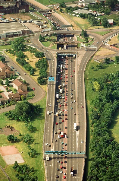 Aerial views of Birmingham, taken from the BRMB Flying Eye. 15th June 1994