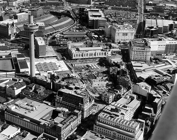 Aerial Views of Liverpool, Merseyside, 11th June 1987
