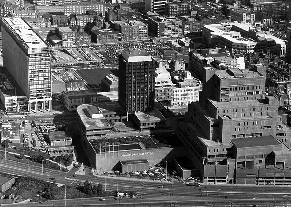 Aerial Views of Liverpool, Merseyside, 6th October 1987