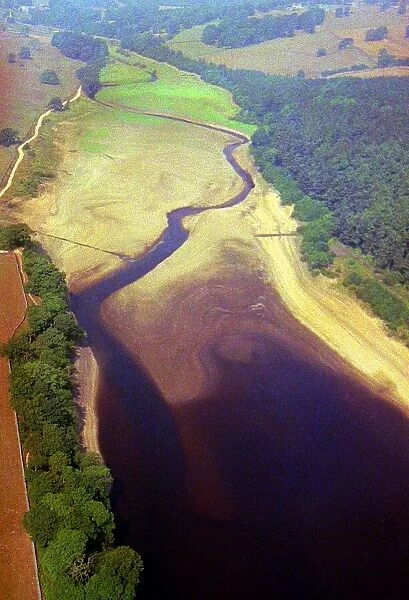 Aerial Views of Yorkshire during the 1995 drought August 1995