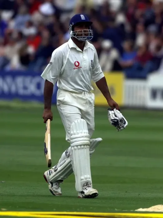 Framed Print : Aftab Habib Of England Walks Back To The Pavillion 1999 After Being Bowled By Framed Print : Aftab Habib Of England Walks Back To The Pavillion 1999 After Being Bowled By