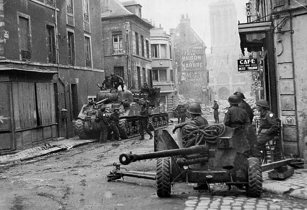 The aftermath of the Battle for Caen. The town fell to Canadian