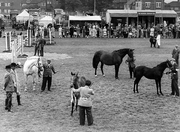 Agricultural Show Cleveland, 12th August 1963. General view of the Redcar show
