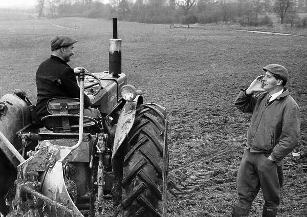 Agriculture. Farming Ploughing: 37 year old Mr. Giles Tedstone