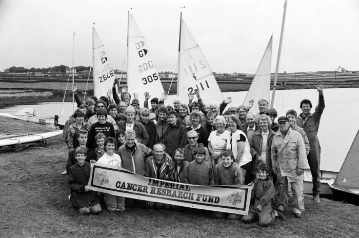 Framed Print : Ahoy There! These intrepid sailors get ready to take to the water for a sponsored sail