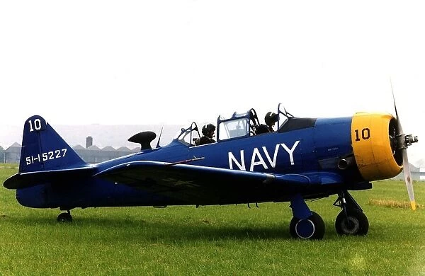 Air Aircraft North American Harvard trainer and fighter from WW2 privately owned