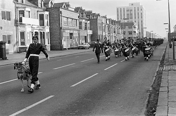Air cadets parade. Middlesbrough. 1976