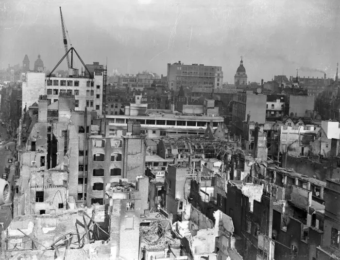 Framed Print : Air raids on Birmingham on the nights of 9th and 10th April 1941 Framed Print : Air raids on Birmingham on the nights of 9th and 10th April 1941