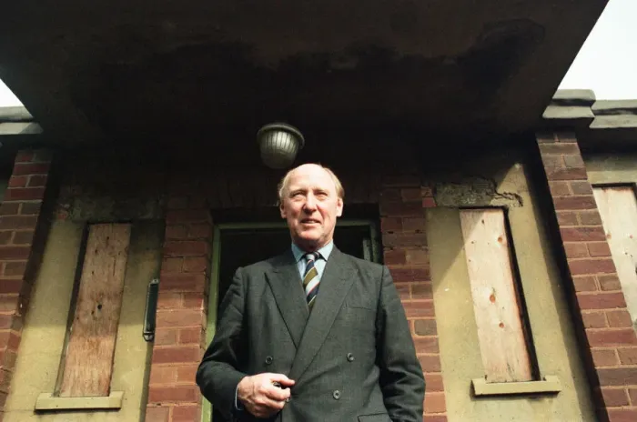 Framed Print : Air Vice Marshal Sandy Hunter seen here at the entrance to the nuclear bunker at Kenton Framed Print : Air Vice Marshal Sandy Hunter seen here at the entrance to the nuclear bunker at Kenton