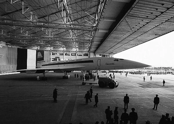Aircraft BAC Aerospatiale Concorde 001 - roll out of the French built Concorde 001