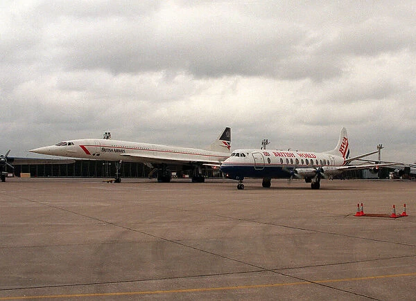 Aircraft British World Airways Vickers Viscount April 1996