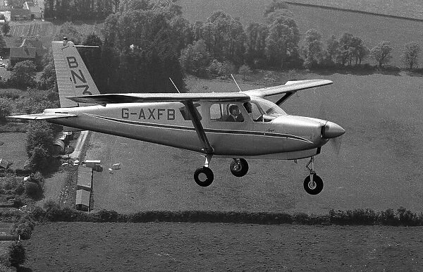 Aircraft Britton Norman BN3 Nymph 115 May 1969 4 seater light aircraft flying near