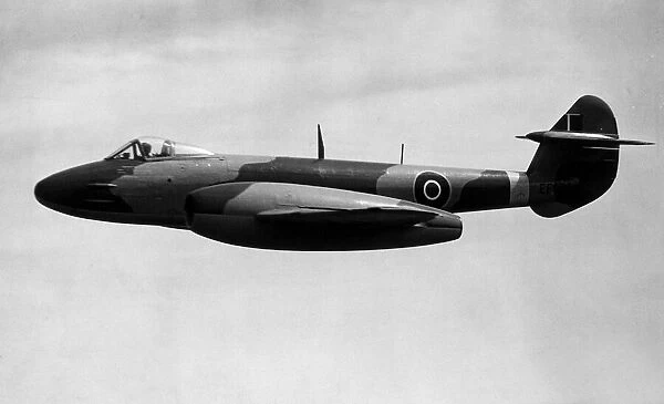 Aircraft Gloster Meteor IV of the Royal Air Force July 1946