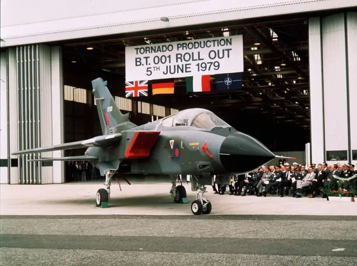 Framed Print : Aircraft Panavia Tornado GR1 IDS June 1979 - Roll out of the 1st production Panavia