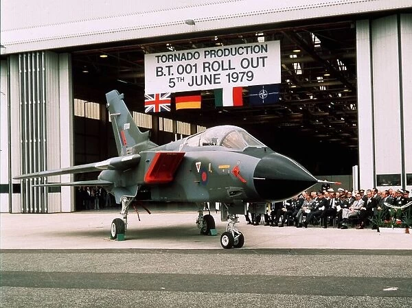 Aircraft Panavia Tornado GR1 IDS June 1979 - Roll out of the 1st production Panavia