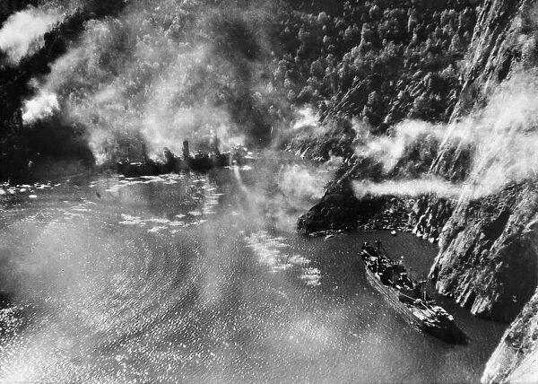 Aircraft of RAF Coastal Command, are ceaselessly attacking the remnants of German