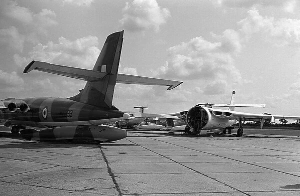 Aircraft Vickers Valliant Scrapped August 1965 - Vickers Valliant V force bombers lay in