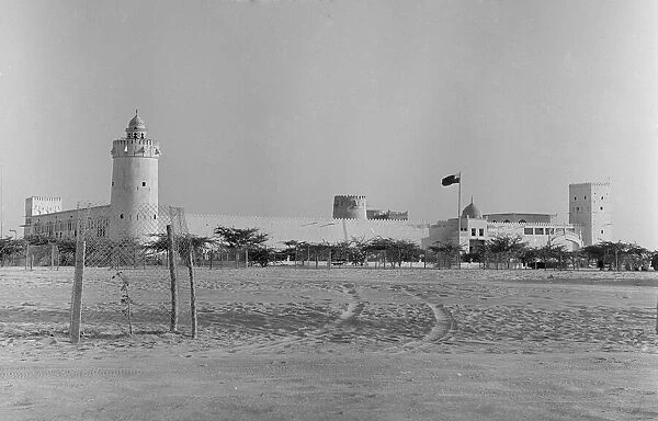 Al-Hosn Palace aka White Fort in Abu Dhabi. July 1965