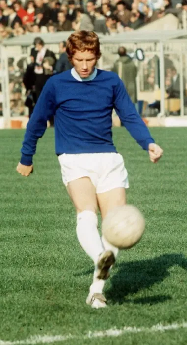 Framed Print : Alan Ball of Everton warming up before a league match circa August 1970 Framed Print : Alan Ball of Everton warming up before a league match circa August 1970