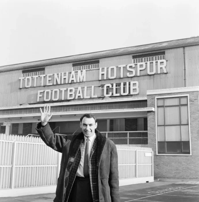 Framed Print : Alan Gilzean, Spurs new signing from Dundee, at a cost of 72, 500 pounds Framed Print : Alan Gilzean, Spurs new signing from Dundee, at a cost of 72, 500 pounds
