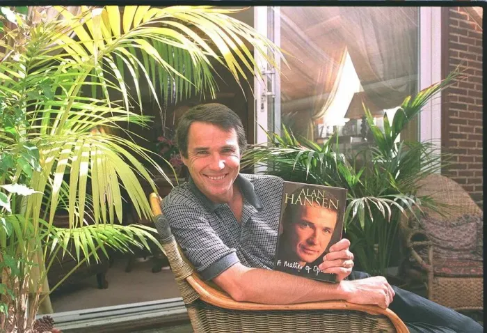 Framed Print : Alan Hansen BBC Sports Presenter September 1999 Pictured at home in conservatory