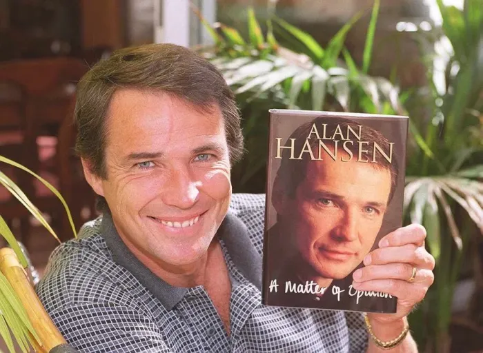 Framed Print : Alan Hansen BBC Sports Presenter September 1999 Pictured at home in conservatory Framed Print : Alan Hansen BBC Sports Presenter September 1999 Pictured at home in conservatory