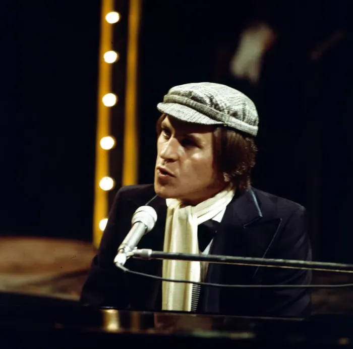 Framed Print : Alan Price seen here during rehearsals for the BBC television programme Top of Framed Print : Alan Price seen here during rehearsals for the BBC television programme Top of