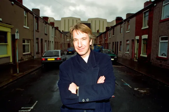 Framed Print : Alan Rickman, Actor, pictured on the streets of Barrow In Furness where he is due to play Framed Print : Alan Rickman, Actor, pictured on the streets of Barrow In Furness where he is due to play