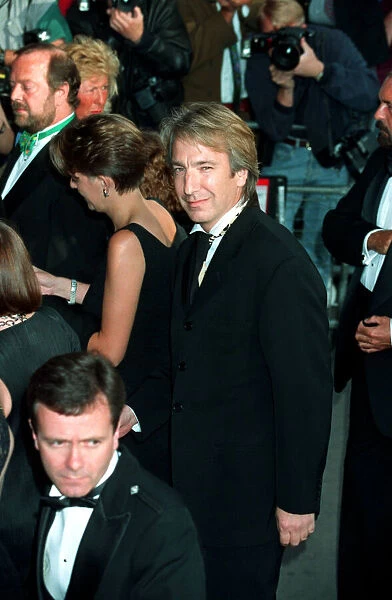 ALAN RICKMAN ARRIVING AT THE PREMIERE OF SUNSET BOULEVARD AT THE ADELPHI THEATRE - JULY