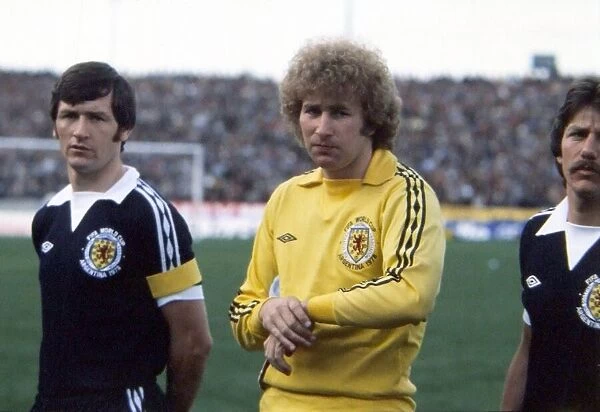 Alan Rough, Scottish Goalkeeper. Scotland v Peru June 1978
